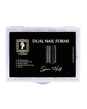 Dual Nail Forms Square Half - Verin Gellak