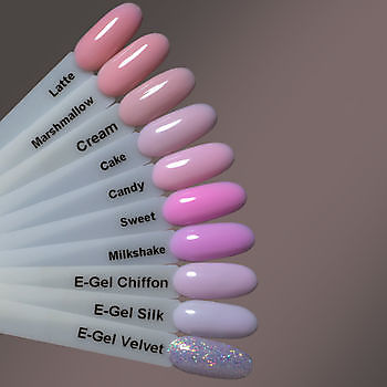 E-Gel Set 4 kleuren Verin Gellak